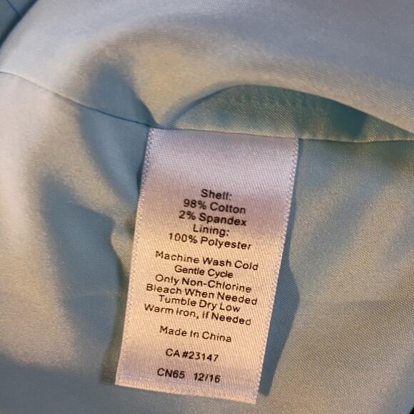 Talbots 18W Floral Cotton Midi Dress Vneck Sleeveless Pockets Quietlux Resort - Picture 6 of 8